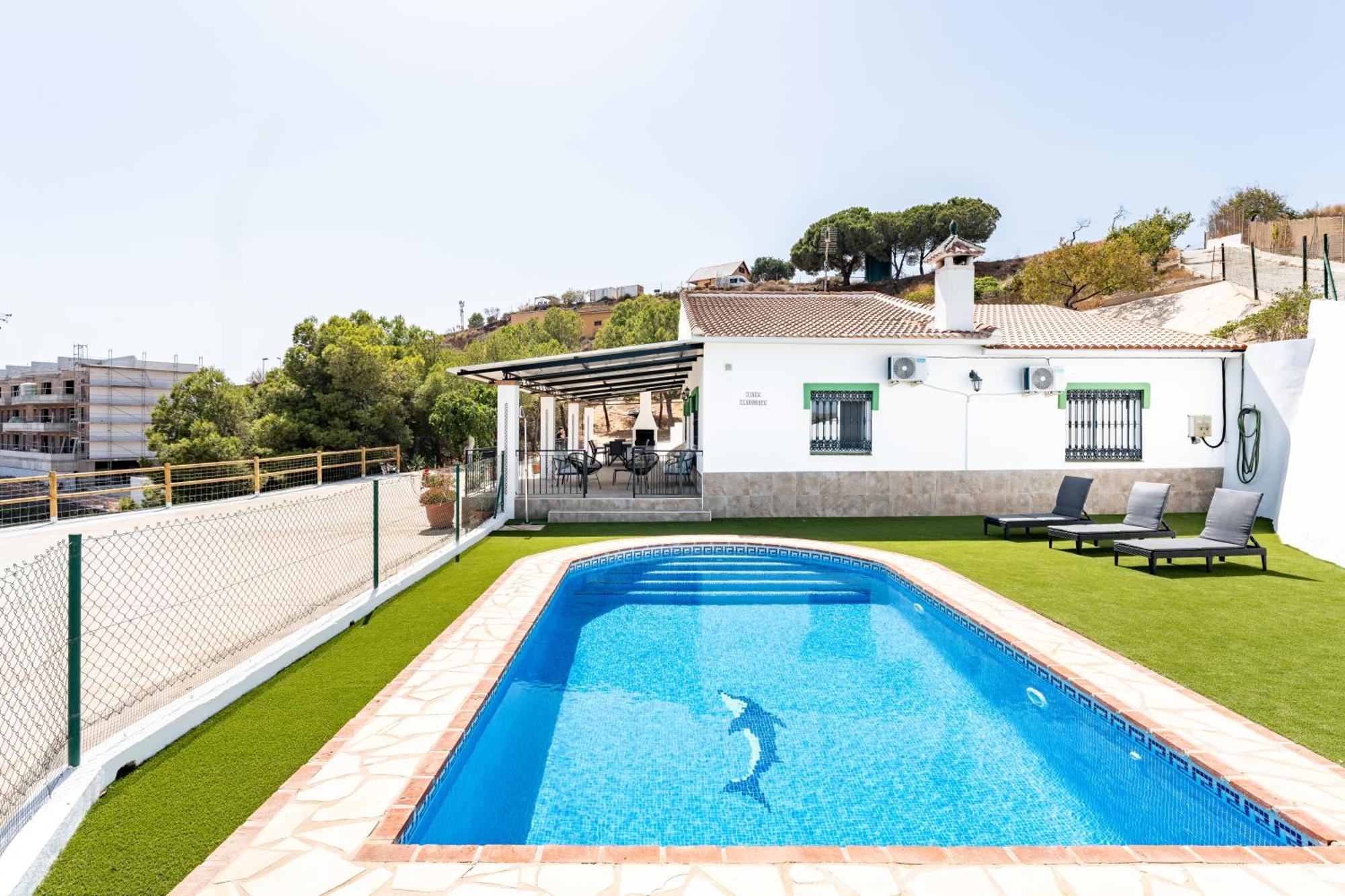 Villa Cortijo Ariza Sea Views Málaga Exterior foto